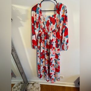Light weight high low maxi dress